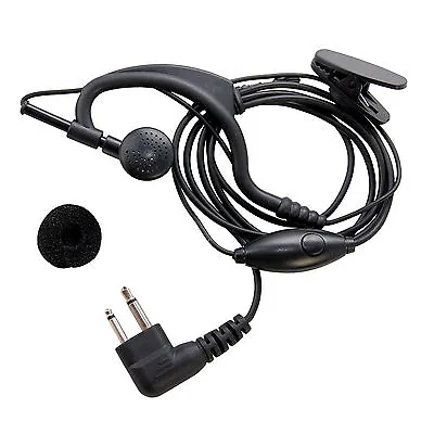 External Ear Loop 2-Pin Headset For Motorola GTI GTX Spirit Series Two Way Radio • $6.95