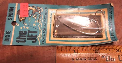 Schumacher Co. Dixie Jet Spoon Lure New Old Stock On Card • $4.44