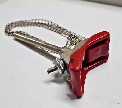 Adjustable Laboratory Chain Clamp For Glass Flask Support  | Works Good • $25