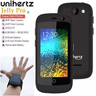 $55.95 • Buy 2.45  Unihertz Super Mini 4G LTE Android Smartphone Dual SIM Mobile Unlocked