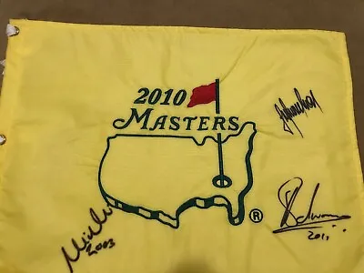 2010 Masters Golf Pin Flag Winners Flag US Open PGA British Open Ryder Cup • $205