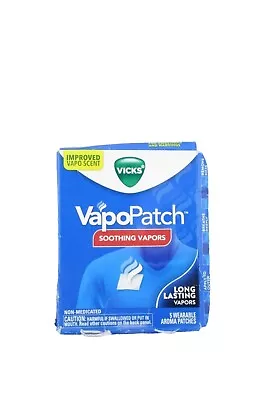 Vicks VapoPatch Long Lasting Soothing Vapors 5 Wearable Patches • $9.99