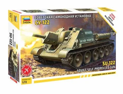 £16.48 • Buy Zvezda 1/72 WW2 Russian SU-122 Soviet Tank Destroyer