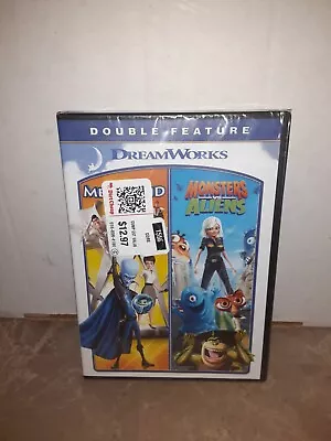 Megamind/ Monsters Vs Aliens Double Feature DVD New • $5.15