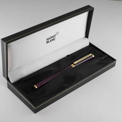 Montblanc Noblesse Oblige Purple GT Fountain Pen F With Box FREE SHIPPING • $299