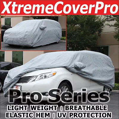 2024 Toyota Sienna Breathable Car Cover W/mirror Pocket - Grey • $56.99