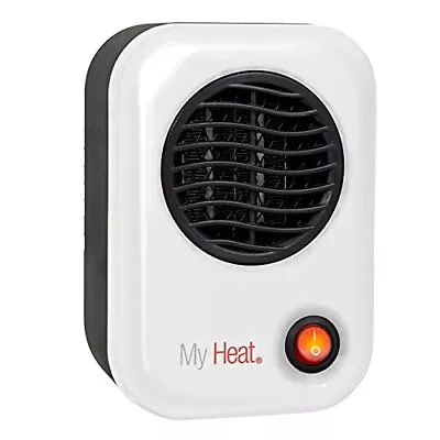 Myheat Personal Mini Space Heater For Home With Single Speed 6 Inches White 2 • $35.18