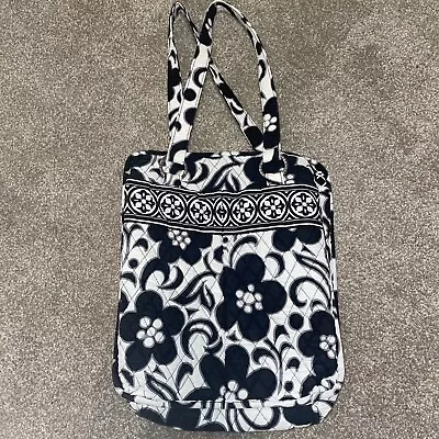 EUC VERA BRADLEY Night And Day Black/White Tote No Closure • $12.99