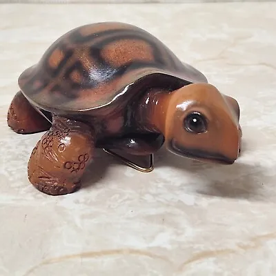 Vintage Ulibarris Brown Turtle Wall Art Sculpture Figure 6  • $19.99