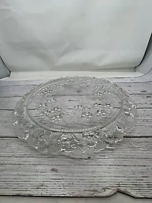 Vintage Walther Glass Mikasa Crystal Cake Plate Platter 13.5  • $10