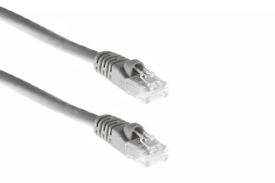 Cat6 Crossover Ethernet Patch Cable Snagless 3' Gray - Lifetime Warranty • $2.39