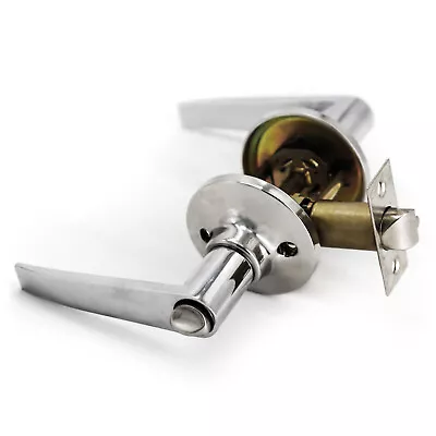 Door Lever Handle With Lock And Key For Left And Right Handed Doors Keyed • $21.99