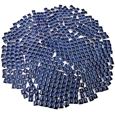 500PCS / 1.1LB Square Ceramic Mosaic Tiles 0.4 X 0.4 Inch Handmade Making Cr... • $30.99