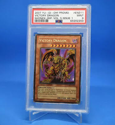 Yu-Gi-Oh! Victory Dragon [JUMP-EN011] Secret Rare Ltd Ed PSA 9 • $100