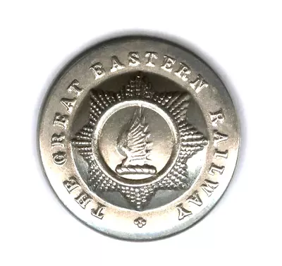 Great Eastern Railway Small Nickel Button • £1.50