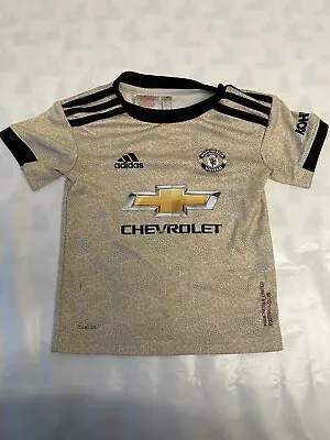 MANCHESTER UNITED - Away Shirt Jersey - ADIDAS 2019-2020 - Childs UK Size2-3yrs • $18.67