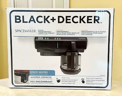 NEW Black & Decker Spacemaker Under Cabinet 12 Cup Coffee Maker Model SCM1000BD • $335
