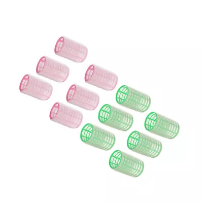  12 Pcs Hair Rollers For Medium Curlers Hairdressing Tools Short • £8.39
