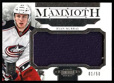 2013-14 Panini Dominion Mammoth Jersey Ryan Murray 01/50 Rookie RC • $4.99