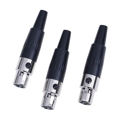 1Pc 3pin Female Plug Mini TA3F XLR Audio Microphone Connector MIC A-YN • $1.43