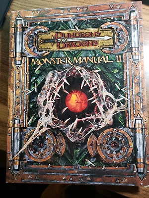 Monster Manual II - D&D 3rd Edition D20 - WTC 88268 - First Printing • $45