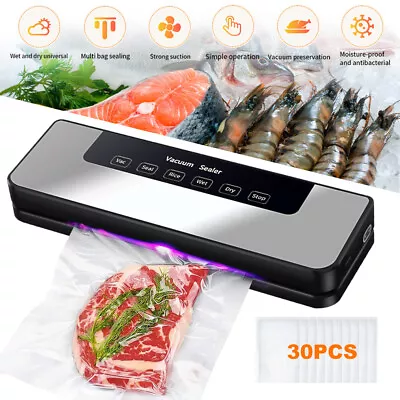 Commercial Vacuum Sealer Machine Seal A Meal Food Saver System With Free Bags US • $30.99