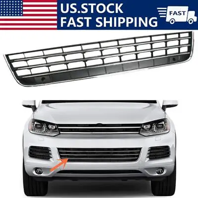 Front Bumper Lower Grille Air Intake Grill Chrome Fits For 2011-2014 VW Touareg • $38.49