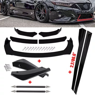 For Nissan Maxima Front Bumper Spoiler Body Kit Side Skirt Rear Lip Splitter • $79.99