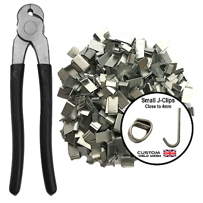 Wire Mesh Cage Making J-clips Clips Aviaries Fencing Chicken Wire Clip Pliers UK • £13.99