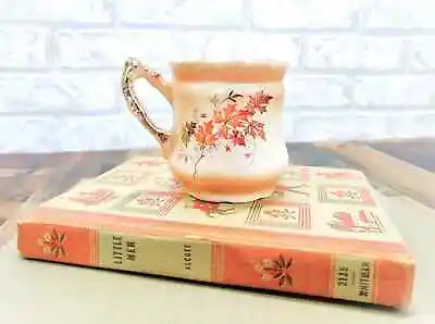 AUTUMNAL Fall Leaves Autumn Themed MUSTACHE CUP Tea Coffee Vintage Retro Kitchen • $35