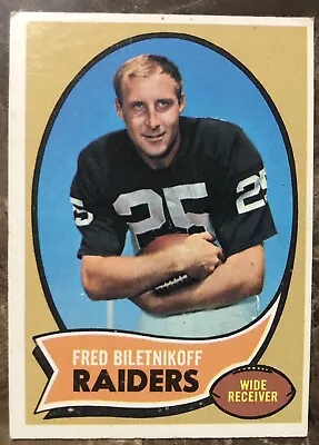 $1.99 • Buy Fred Biletnikoff 1970 Topps #85 Oakland Raiders