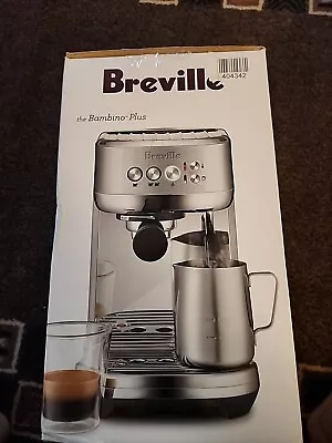 Breville Bambino Plus Espresso Machine Stainless Steel (Open Box) BES500 BSS/A • $245.50