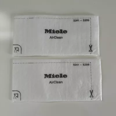 2 New Genuine Miele AirClean Vacuum Filters • $3.50