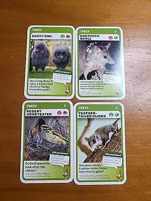 Woolworths Aussie Animals TARONGA (Trees)🏆#1234 - 4 CARDS🏆FREE POST • $3