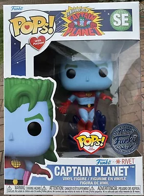 Captain Planet And The Planeteers - Captain Planet Funko Shop Pop Vinyl NEW • $52