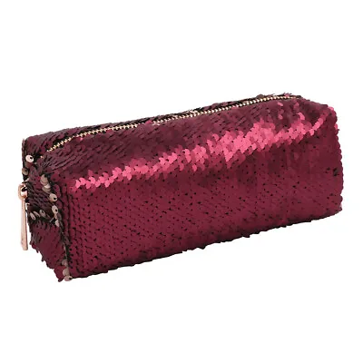£6.99 • Buy Reversible Double Color Cosmetic Bag Mermaid Sequin Handbags,Pencil Pouch Case