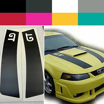 GT Cutout Hood Stripes For Ford Mustang 1999-2004 | 8 Colors • $45