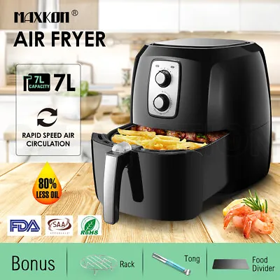 1800W Maxkon 7L Electric Air Fryer Turbo Oven Deep Cooker 80% Less Oil W/Recipes • $94.95