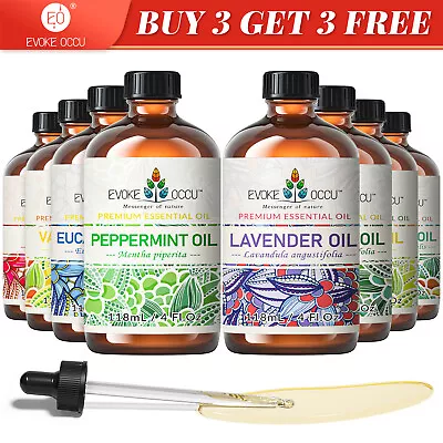 $23.49 • Buy 118ml Essential Oil 100% Pure Natural Aromatherapy Diffuser Skin Lotion Hair SPA