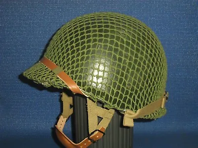 WW2 Helmet - US M1C Para - Front Seam - WW2 Original Net • $297.65