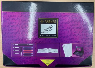 £24.99 • Buy New Parker Calligraphy Set 4 Nib Kit Fountain Pen 6 Ink Cartridges & More