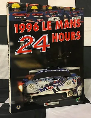 Signed Mario Andretti 1996 Le Mans 24 Hours Official Yearbook Annual English Wsc • £175