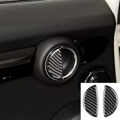 Carbon Fiber Interior Door Handle Cover For BMW Mini Cooper R55 R56 R60 R61 F55 • $10.43