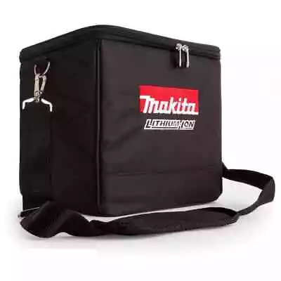 Makita Black Cube Tool Bag 10 Inch/225mm & Shoulder Strap Canvas Nylon 831373-8 • $18.66