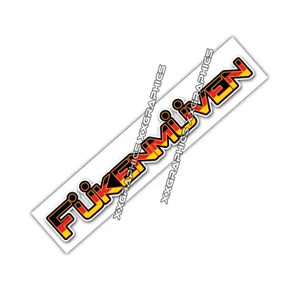 Fits Fukenmuven Decal Sticker Bumper Vdub German Flag Drift Illest Euro • $24.99