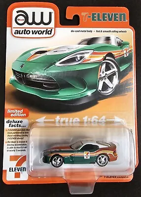 Auto World 7-Eleven Exclusive 2012 Dodge Viper 711 Limited Edition  • $10