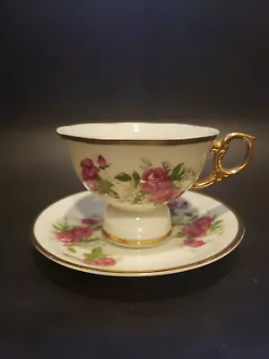 Rare Vintage Westland Wind Up Musical Tea Cup & Saucer Set Japan Works • $24.95