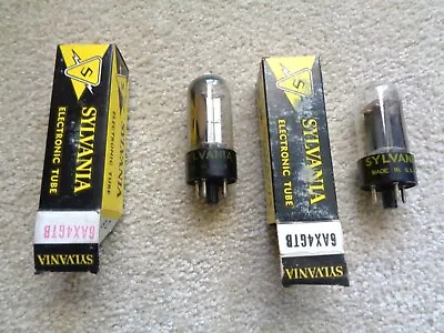 Two Vintage 6AX4GTB Vacuum Tubes Tested Very Good • $6.95