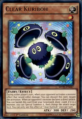 £1.79 • Buy CLEAR KURIBOH MVP1-EN047 ULTRA RARE 1ST ED YuGiOh