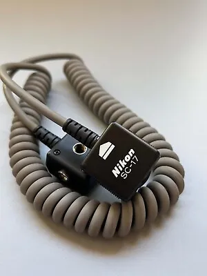 Slightly Used Nikon SC-17 Remote Speedlight Flash Cord • $18